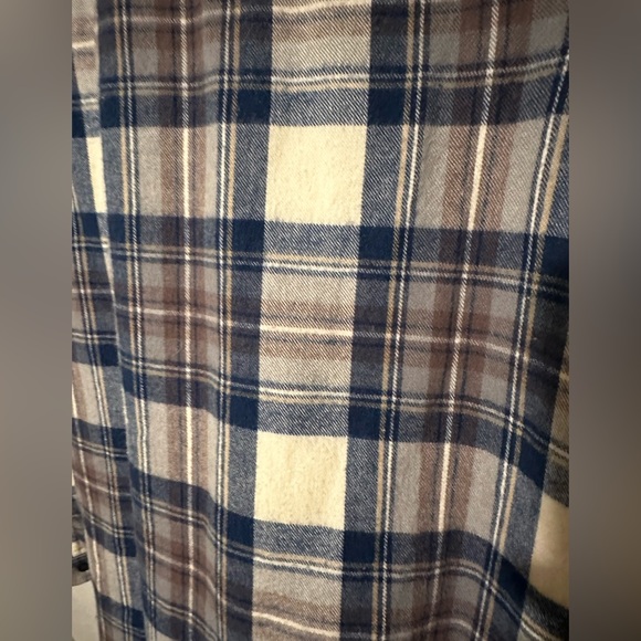 LL Bean scotch plaid shirt Sherpa lined. - Picture 4 of 12